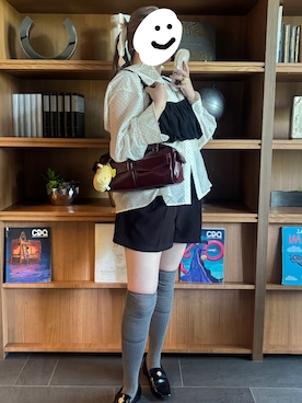 「me+em select（ミームセレクト）のアイテム」を使った、ハルカさん（レディース・163cm）の秋コーディネート