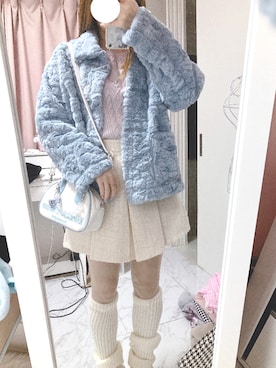「MISCH MASCH（ミッシュマッシュ）のアイテム」を使った、yuumiさん（レディース・158cm）の冬コーディネート