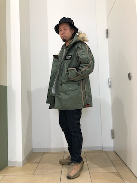 HONDAさん（メンズ・171cm）の冬コーディネート