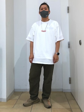 「AVIREX（アヴィレックス）のリラックス イージーパンツ/RELAX EASY PANTS/アヴィレックス/AVIREX（その他パンツ）」を使った、HONDAさん（メンズ・171cm）の夏コーディネート