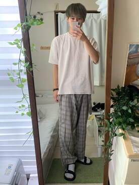 「ベロア」｜「アイテム（アナログ腕時計）」を使った、こうさん（メンズ・172cm）の秋コーディネート