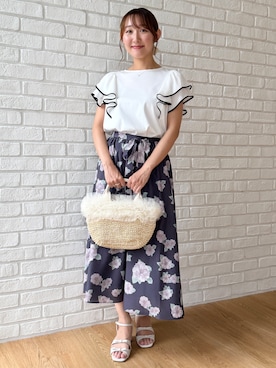 みぃさん（レディース・157cm）の夏コーディネート