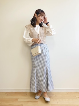 「はじめましてコーデ」｜「アイテム（その他）」を使った、みぃさん（レディース・157cm）の春コーディネート