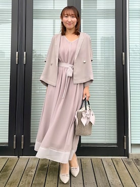 「オフィスカジュアル」｜みぃさん（レディース・157cm）の夏コーディネート