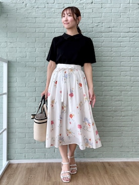 みぃさん（レディース・157cm）の春コーディネート