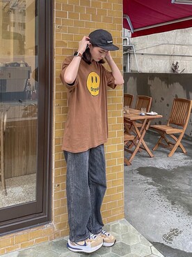 「Drew House（ドリューハウス）のアイテム」を使った、tingさん（レディース・171cm）の夏コーディネート