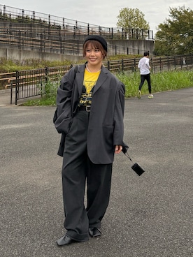 「アイテム（パンプス）」を使った、AIRIさん（レディース・146cm）の秋コーディネート