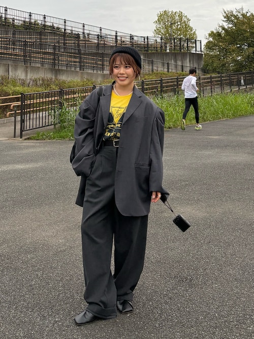 WOOL PUFF JACKET ウールパフジャケット（テーラードジャケット