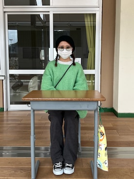 AIRIさん（レディース・146cm）の冬コーディネート