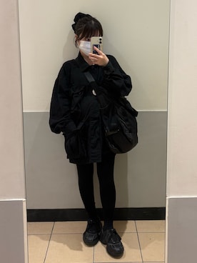 「HINSON（ヒンソン）のアイテム」を使った、AIRIさん（レディース・146cm）の春コーディネート