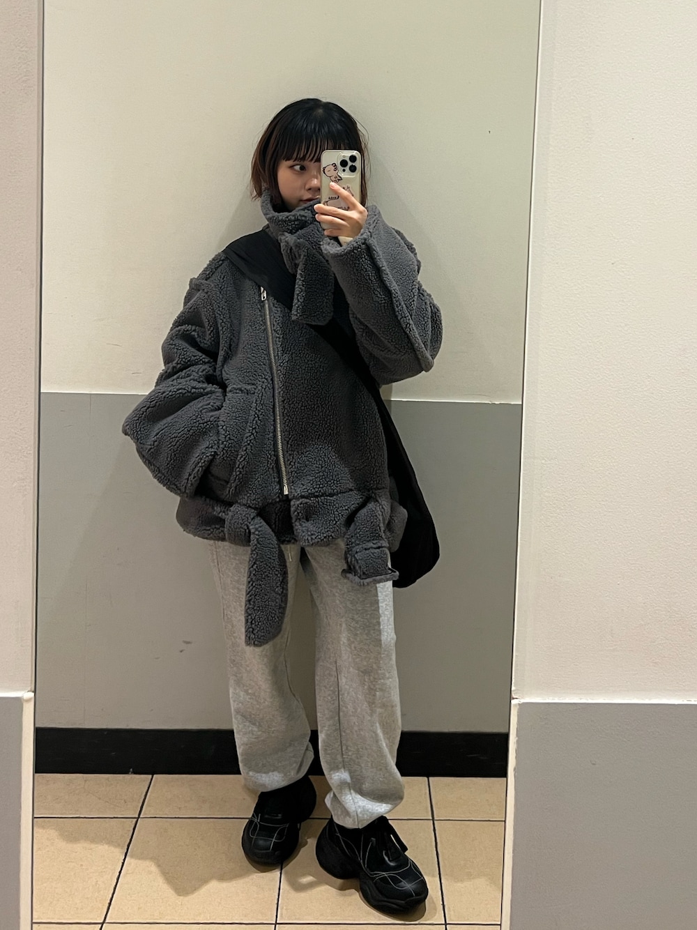 AIRI｜sodukのライダースジャケットを使った秋コーディネート - WEAR
