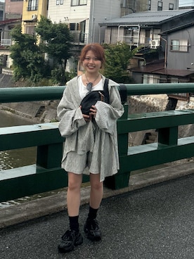 「アイテム（ネックレス）」を使った、AIRIさん（レディース・146cm・20代）の夏コーディネート
