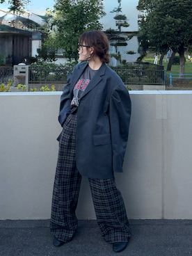 「Ameri（アメリ）のアイテム」を使った、AIRIさん（レディース・146cm）の秋コーディネート