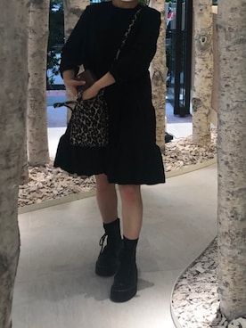 「ミニワンピ」｜AIRIさん（レディース・146cm）の夏コーディネート