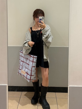 「アイテム（スマホグッズ）」を使った、AIRIさん（レディース・146cm）の夏コーディネート