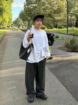「アイテム（アクセサリー）」を使った、AIRIさん（レディース・146cm・20代）の秋コーディネート