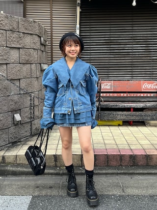 A.P.C.（アーペーセー）の「MINI-JUPE（デニムスカート）」 - WEAR