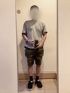 「SHAKA（シャカ）のアイテム」を使った、pamp-camp-mintさん（メンズ・177cm）の夏コーディネート