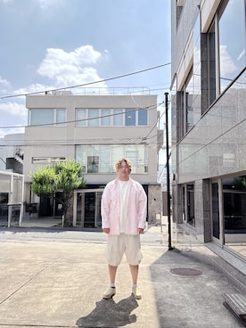「UNITED ARROWS（ユナイテッドアローズ）のアイテム」を使った、ポテチチップさん（メンズ・173cm）の夏コーディネート
