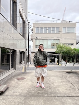 「ATON（エイトン）のアイテム」を使った、ポテチチップさん（メンズ・173cm）の秋コーディネート