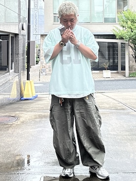 「BEAMS（ビームス）のアイテム」を使った、ポテチチップさん（メンズ・173cm）の夏コーディネート