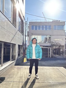 「The DUFFER of ST.GEORGE（ザダファーオブセントジョージ）のアイテム」を使った、ポテチチップさん（メンズ・173cm）の冬コーディネート