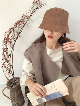 「LAUIR（ラウアー）のアイテム（シャツ/ブラウス）」を使った、norisandesukaさん（レディース・166cm）の秋コーディネート