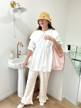 「アイテム（チュニック）」を使った、norisandesukaさん（レディース・166cm）の秋コーディネート