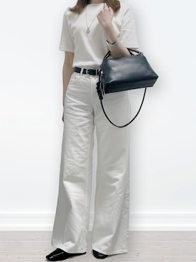 「GIANNI CHIARINI（ジャンニ キアリーニ）のアイテム」を使った、Mewさん（レディース・159cm）の春コーディネート