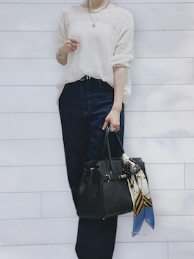 「AZUL by moussy（アズールバイマウジー）のアイテム」を使った、Mewさん（レディース・159cm）の秋コーディネート