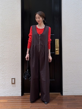 「ナノユニバース」｜mmさん（レディース・160cm）の秋コーディネート