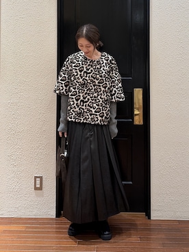 「ナノユニバース」｜mmさん（レディース・160cm）の秋コーディネート
