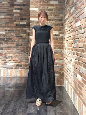 「nano・universe」｜「アイテム（ワンピース/ドレス）」を使った、mmさん（レディース・160cm）の夏コーディネート