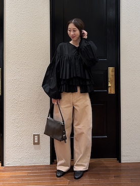 「ナノユニバース」｜mmさん（レディース・160cm）の秋コーディネート