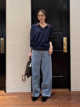 「ナノユニバース」｜mmさん（レディース・160cm）の秋コーディネート