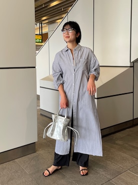 「リラックスパンツ」｜「アイテム（ワンピース/ドレス）」を使った、KOSUGI_162cmさん（レディース・162cm）の春コーディネート