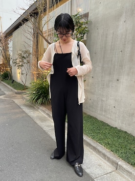 「SHENERY」｜「アイテム（オールインワン・サロペット）」を使った、KOSUGI_162cmさん（レディース・162cm）の春コーディネート