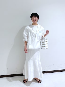 「SHENERY（シーナリー）のアイテム（ブルゾン）」を使った、KOSUGI_162cmさん（レディース・162cm）の春コーディネート