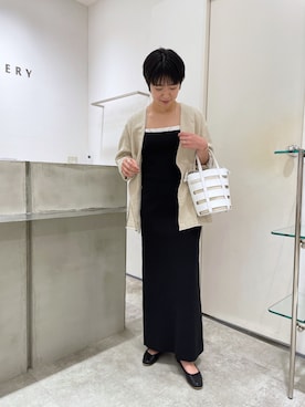 「SHENERY」｜「アイテム（その他アウター）」を使った、KOSUGI_162cmさん（レディース・162cm）の春コーディネート