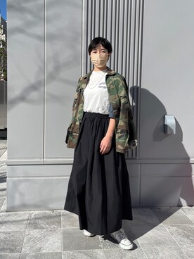 「SHENERY」｜「アイテム（その他アウター）」を使った、KOSUGI_162cmさん（レディース・162cm）の春コーディネート