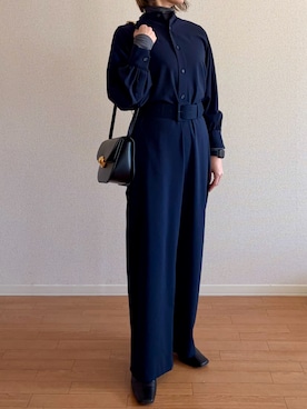 「FURLA（フルラ）のアイテム」を使った、zoeさん（レディース・159cm）の冬コーディネート