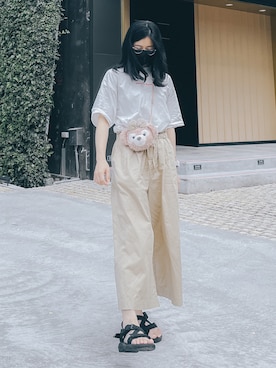 uchanさん(レディース・159cm)の夏コーディネート