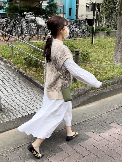 ニット/セーター BACK SLIT KNIT BEST   CLANE CLANE - バックスリットニットベスト - BACK SLIT KNIT VEST