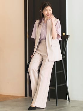 「オフィスカジュアル」｜CELEN_STAFFさん（レディース・167cm）の夏コーディネート
