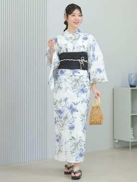 「アイテム（水着/着物・浴衣）」を使った、CELEN_STAFFさん（骨格ストレート・レディース・170cm）の夏コーディネート