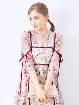 「アイテム（ドレス）」を使った、CELEN_STAFFさん（レディース・154cm）の夏コーディネート