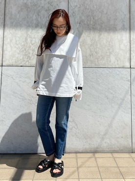 「B2nd」｜「アイテム（その他シューズ）」を使った、Akumiさん（レディース・155cm）の春コーディネート