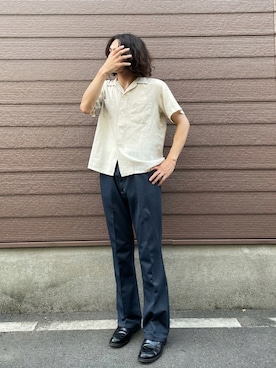 「Pilgrim（ピルグリム）のアイテム」を使った、フクダさん（メンズ・175cm）の夏コーディネート