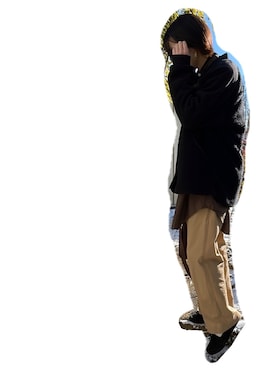 「SUN VALLEY（サンバレー）のアイテム（トップス）」を使った、Sakuさん（レディース・164cm）の冬コーディネート