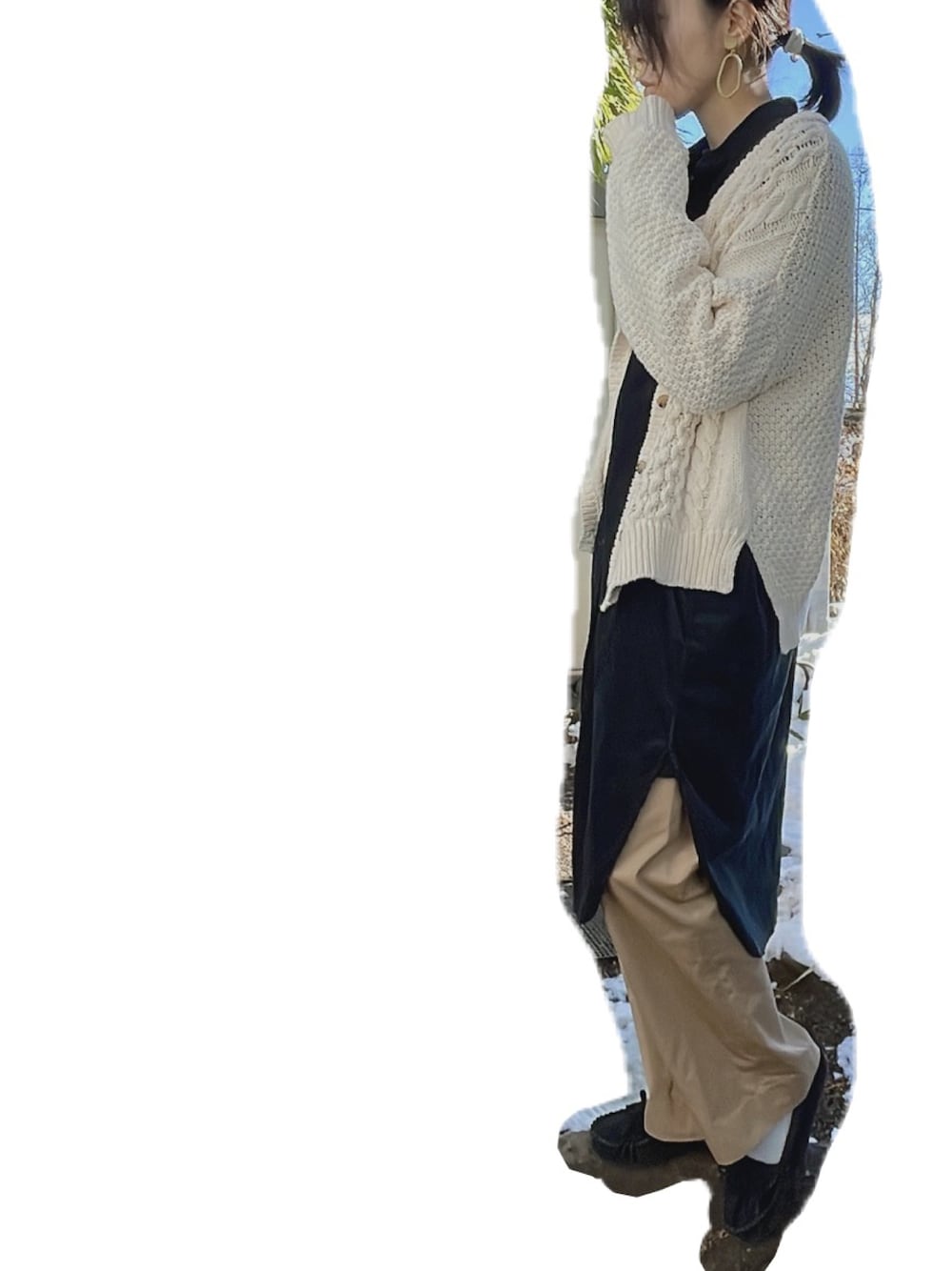 THE SHINZONE（ザ シンゾーン）の「ワイドタックチノパンツ